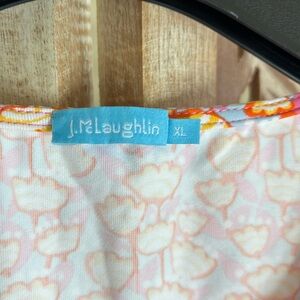 J. McLaughlin Pink and Orange Floral Dress